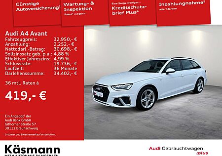 Audi A4 S line 35TFSI 2xSline MATRIX 360° STDHZ