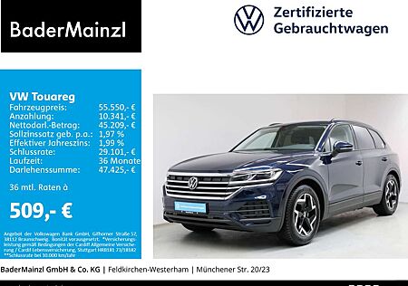 VW Touareg Volkswagen 3.0 TDI 4M AHK Luft Kamera Navi Leder