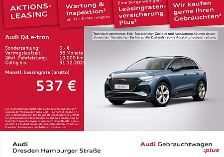 Audi Q4 e-tron 45 S line LED Navi AHZV