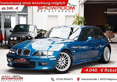 BMW Z3 Coupé 3.0i Aut. Topasblau Turnschuh 19% MwSt.