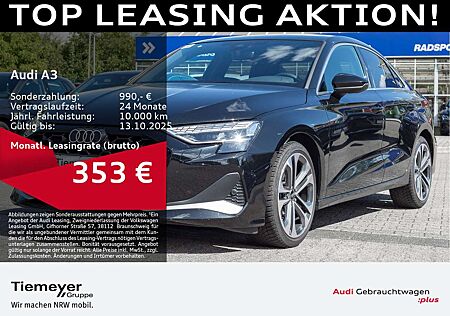 Audi A3 Limo 35 TDI S LINE AHK PANO ST.HEIZ SONOS