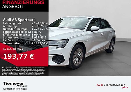 Audi A3 40 TFSIe VIRTUAL GRA AHK