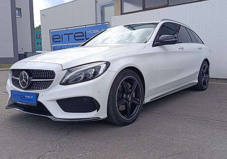 Mercedes-Benz C 200 T-Modell AMG Vollleder PDC SHZ LED Tempo.