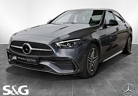 Mercedes-Benz C 220 d Limousine AMG TECHNIK PKT+HUD+HIFI+DISTR