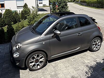 Fiat 500C 500 C 1.0 GSE Hybrid Sport, MATT Grau