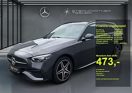 Mercedes-Benz C 300 e T +AMG+Night+PANO+KAMERA+AHK+Ambi+Memory