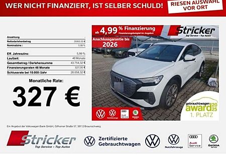 Audi Q4 e-tron Sportback 40 327,-ohne Anzahlung Navi Kamera