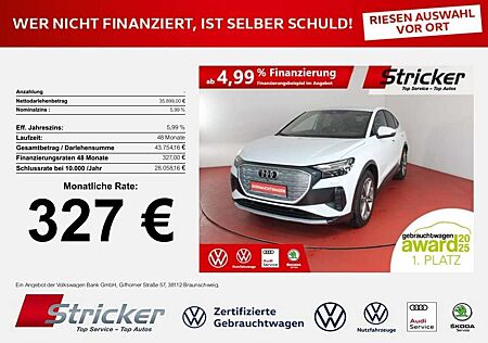 Audi Q4 e-tron Sportback 40 327,-ohne Anzahlung Navi Kamera
