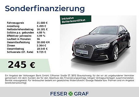 Audi A3 40 sport e-tron V-Cockpit Tempomat