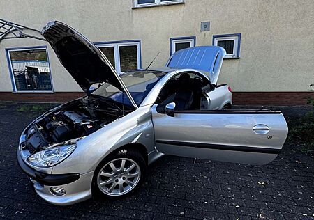 Peugeot 206 Ca Voll!1.Hd.Scheckh Leder Kima TÜVneu FP!!!