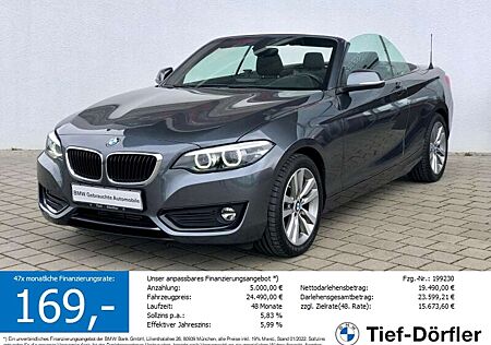 BMW 218 i Cabrio LED/NAVI/CD/S-LENKRAD/Bluetooth