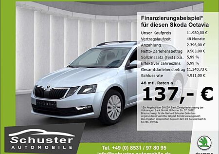 Skoda Octavia Combi 1.6TDI*Navi Tempo SHZ PDC Nebelsch