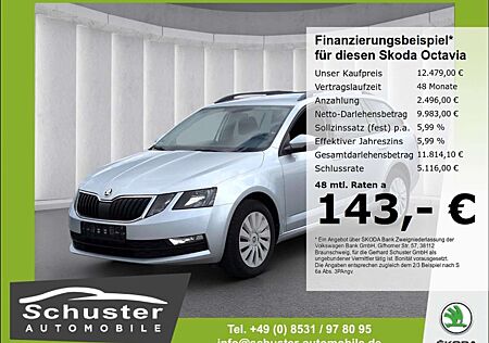 Skoda Octavia Combi 1.6TDI*Navi Tempo SHZ PDC Nebelsch