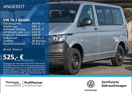 VW T6 Transporter Volkswagen T6.1 Kombi DSG 9-SITZE ALLWETTER KLIMA