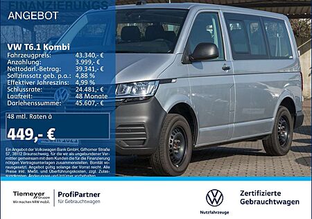 VW T6 Transporter Volkswagen T6.1 Kombi DSG 9-SITZE ALLWETTER KLIMA