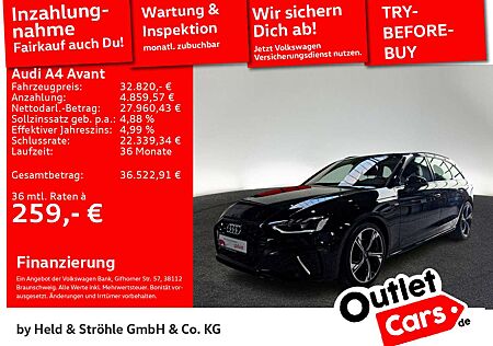 Audi A4 S-Line Black 35 TDI 19 PANO LED KAM NAV