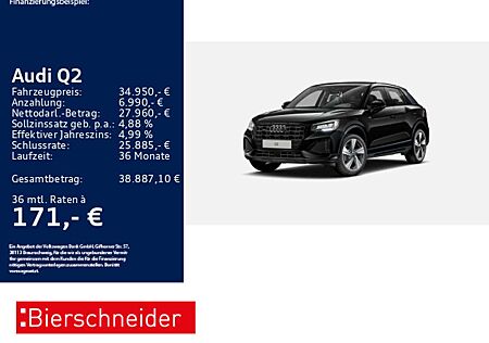 Audi Q2 40 TFSI qu advanced Black 18 CAM ACC SHZ PDC