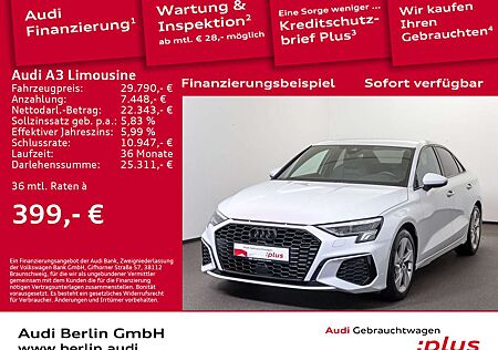 Audi A3 S line 35 TFSI 6-G. PDC B&O LED
