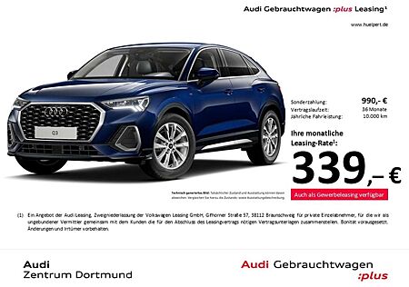 Audi Q3 Sportback 35 S LINE AHK CAM ACC LM18 E-KLAPPE