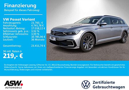 VW Passat Variant Volkswagen GTE 1.4 TSI DSG LED Navi Pano AHK