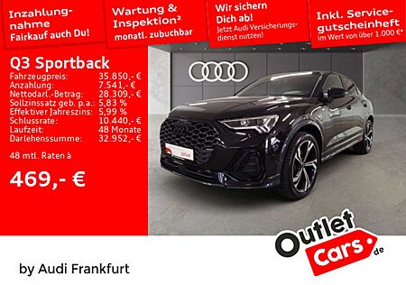Audi Q3 45 TFSI e S tronic S line LED Navi