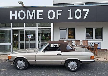 Mercedes-Benz SL 500 Mopf Rauchsilber / Leder dunkel Braun TOP
