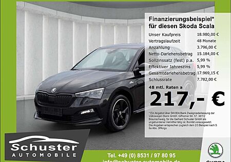 Skoda Scala Monte Carlo 1.0TSI*LED Panodach Navi R-Kam