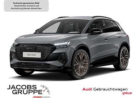 Audi Q4 e-tron gebraucht kaufen Audi Q4 e-tron 45 2xS line Edition/Black+/Matrix/AHK/21Zoll