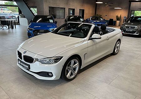 BMW 420 i Cabrio Advantage DAB GRA LED Leder HiFi 18"