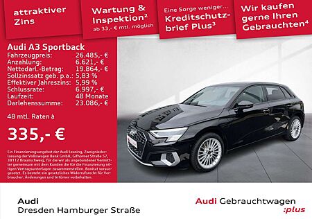 Audi A3 40TFSI e Advanced Matrix Navi Leder