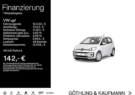 VW Up Volkswagen ! move ! 1.0 MPI 48kW 5-Gang*KAM*SHZ*GRA*