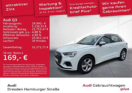 Audi Q3 35 TFSI advanced LED Navi AHZV GRA S tronic
