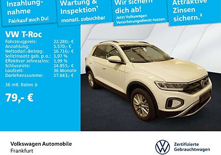 VW T-Roc Volkswagen 1.0 TSI Life Navi LED DAB+ FrontAssist