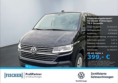 VW T6 Volkswagen .1 Caravelle 2.0TDI DSG lang LR LED AHK Navi SHZ ACC PDC