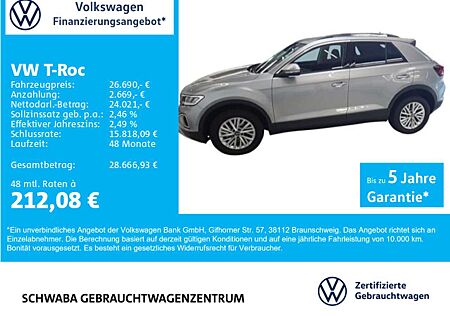VW T-Roc Volkswagen Life 1.5 TSI *AHK*LED*NAV*ACC*16"*