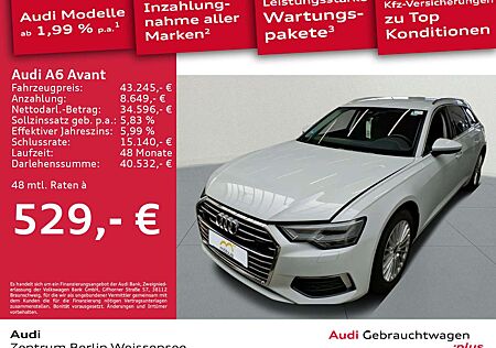 Audi A6 40 TDI S-TRO*QUA*LED*AHK*LEDER*GJR*DAB*