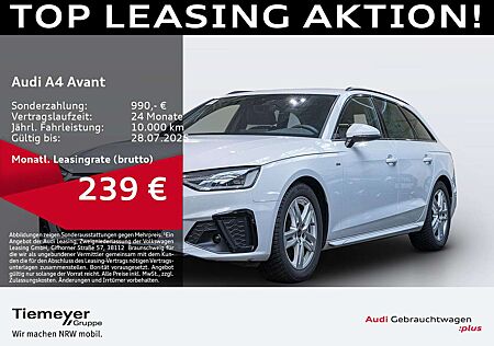 Audi A4 40 TDI Q S LINE LEDER MEMORY KAMERA TOU