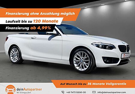 BMW 218 i Cabrio Sport Line NAVI/LED/LEDER/TEMPOMAT