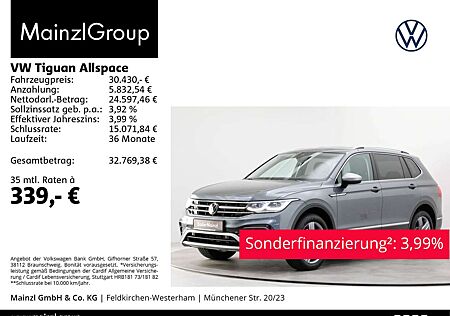 VW Tiguan Allspace Volkswagen 2.0 TDI DSG 4M AHK Matrix HUD