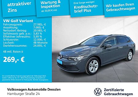 VW Golf Variant Volkswagen Golf VIII Variant Life 1.5 eTSI DSG STHZG KAMERA
