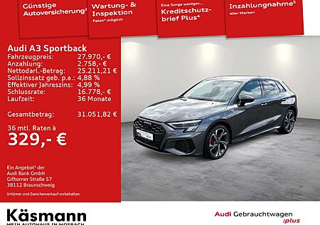 Audi A3 S line 45TFSIe LED AHK SHZ