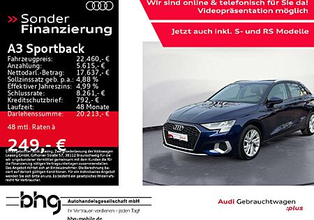Audi A3 30 TDI advanced LED/Navi/Interface/