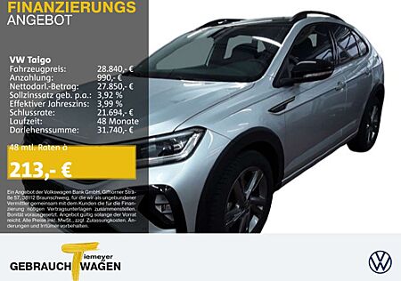 VW Taigo Volkswagen 1.5 TSI DSG R-LINE BLACK LM18 BEATS AHK KA