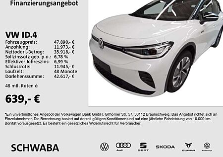 VW ID.4 Volkswagen GTX 4M 82 kW/h Wärmep.*PANO*AHK*ACC*8-fach