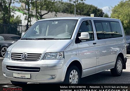 VW T5 Transporter Volkswagen Bus Shuttle TÜV 08/27 AHK Klima 7-Sitz.