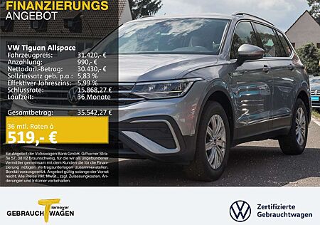 VW Tiguan Allspace Volkswagen 1.5 TSI DSG LIFE 7-SITZE NAVI AH