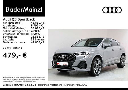 Audi Q3 40 TDI quattro S line Leder Kam LED