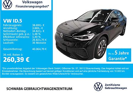 VW ID.5 Volkswagen Pro *Wärmep.*ACC*MATRIX*NAVI*LANE*FRONT*19*