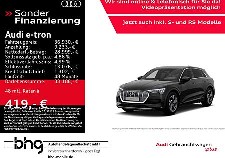 Audi e-tron 50 quattro advanced S-Line Pano Standklim