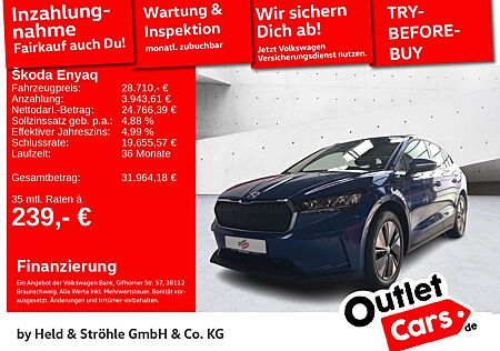 Skoda Enyaq iV 60 Loft AHK NAV LED KAM PDC SHZ APP DAB